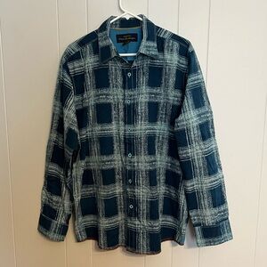 Pete Huntington bali long sleeve button-down‎ size L